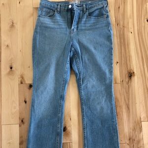 Everlane Kick Crop Jean Size 27 Light Blue Wash